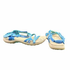 Merrell Women’s Hiking Sandals US 9 Blue Adjustable Performance Outdoor